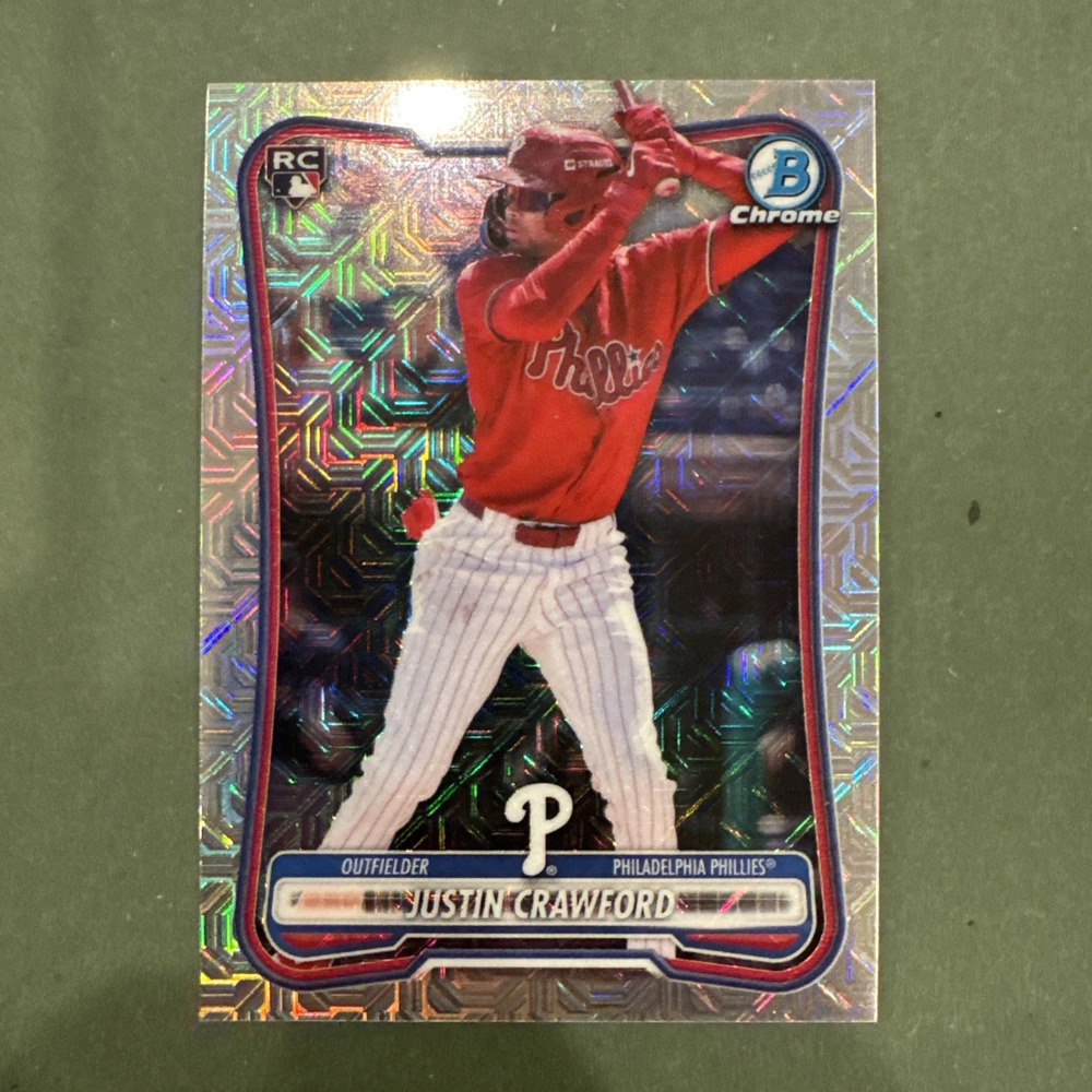 2026 Bowman Chrome Justin Crawford #54 Mojo Refractor RC